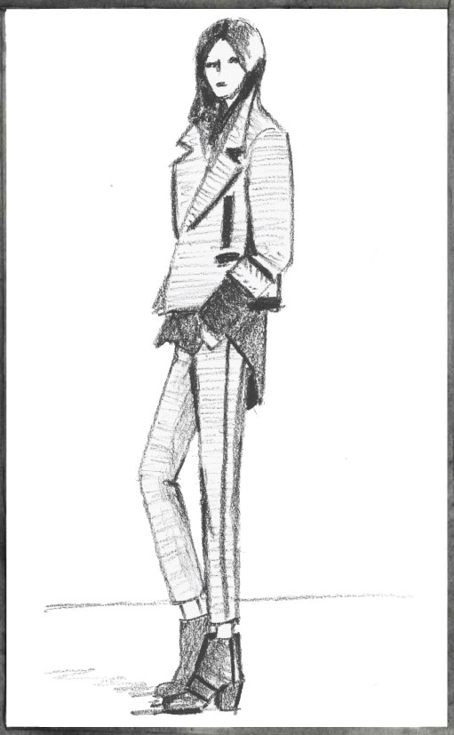 In Sight: fashion week sketches – 4