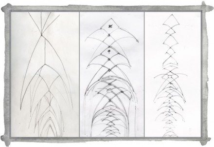 Discovered Again: Line Drawings of Arches