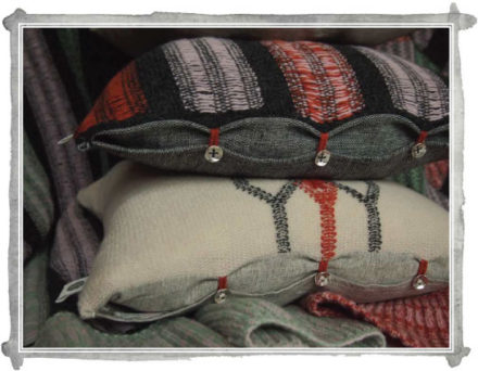 Sneak Peek: "Nuba" – a collection of knitted cushions and throws