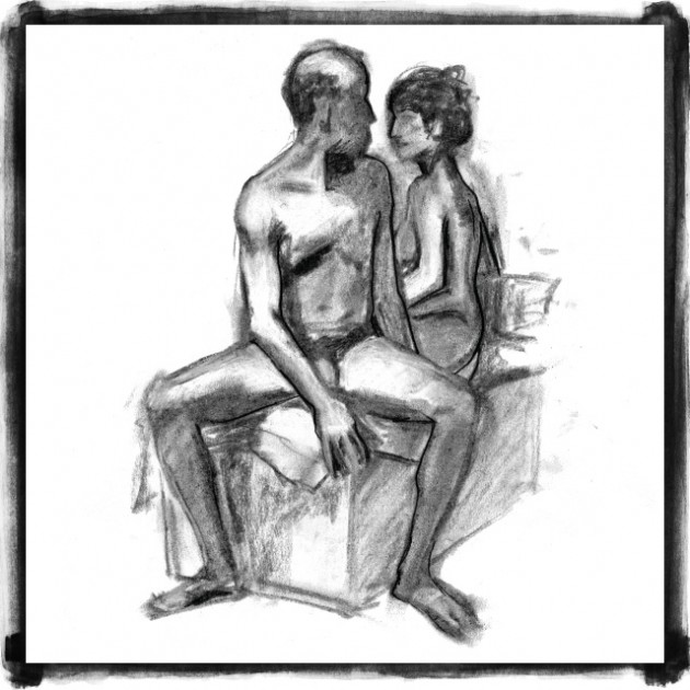 Discovered Again: Charcoal Life Drawings
