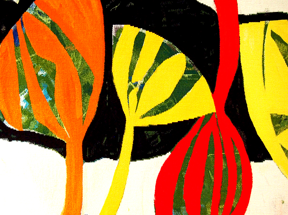 Tapestry of Tirra Lirra by Gillian Ayres (Weftfaced)