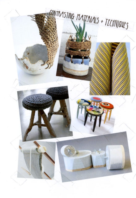 Loving Now: Contrasting Materials & Techniques